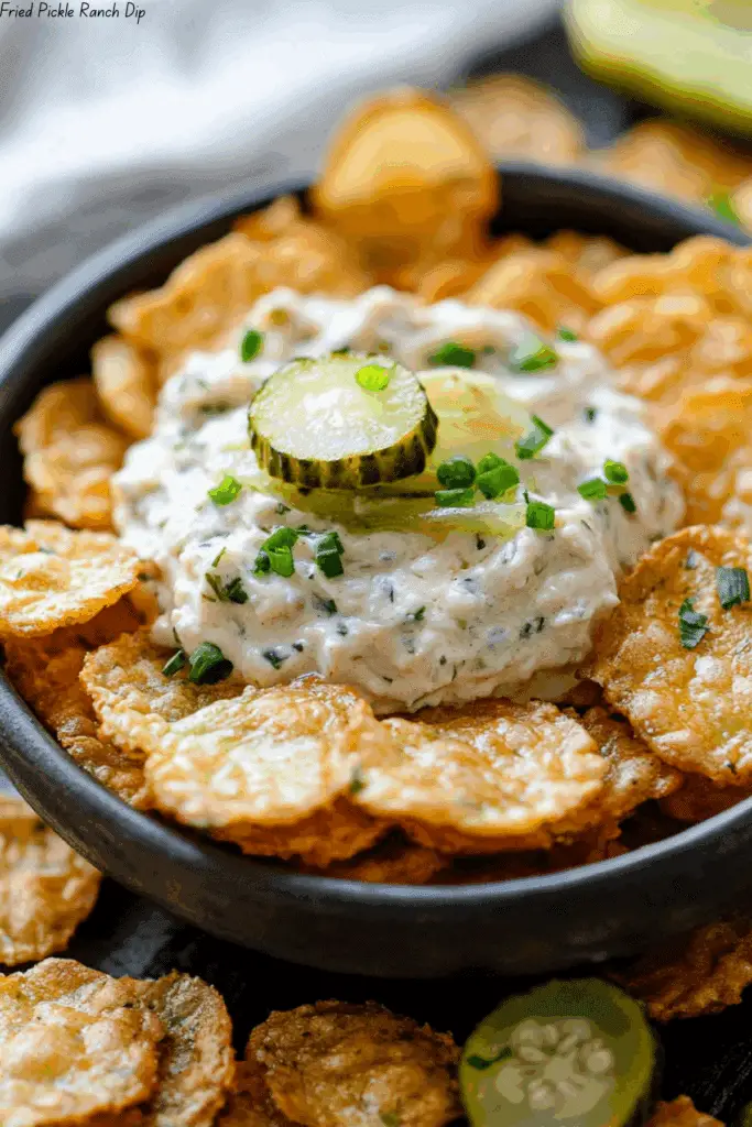 Fried Pickle Ranch Dip