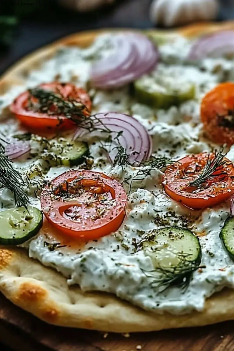 Tzatziki Chicken Pizza