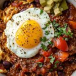 Breakfast Chili and Eggs