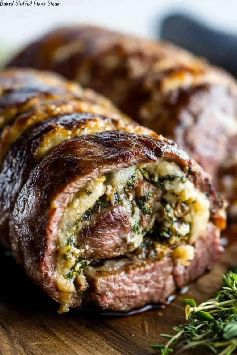 Baked Stuffed Flank Steak