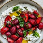 Whipped Feta Dip With Roasted Strawberries