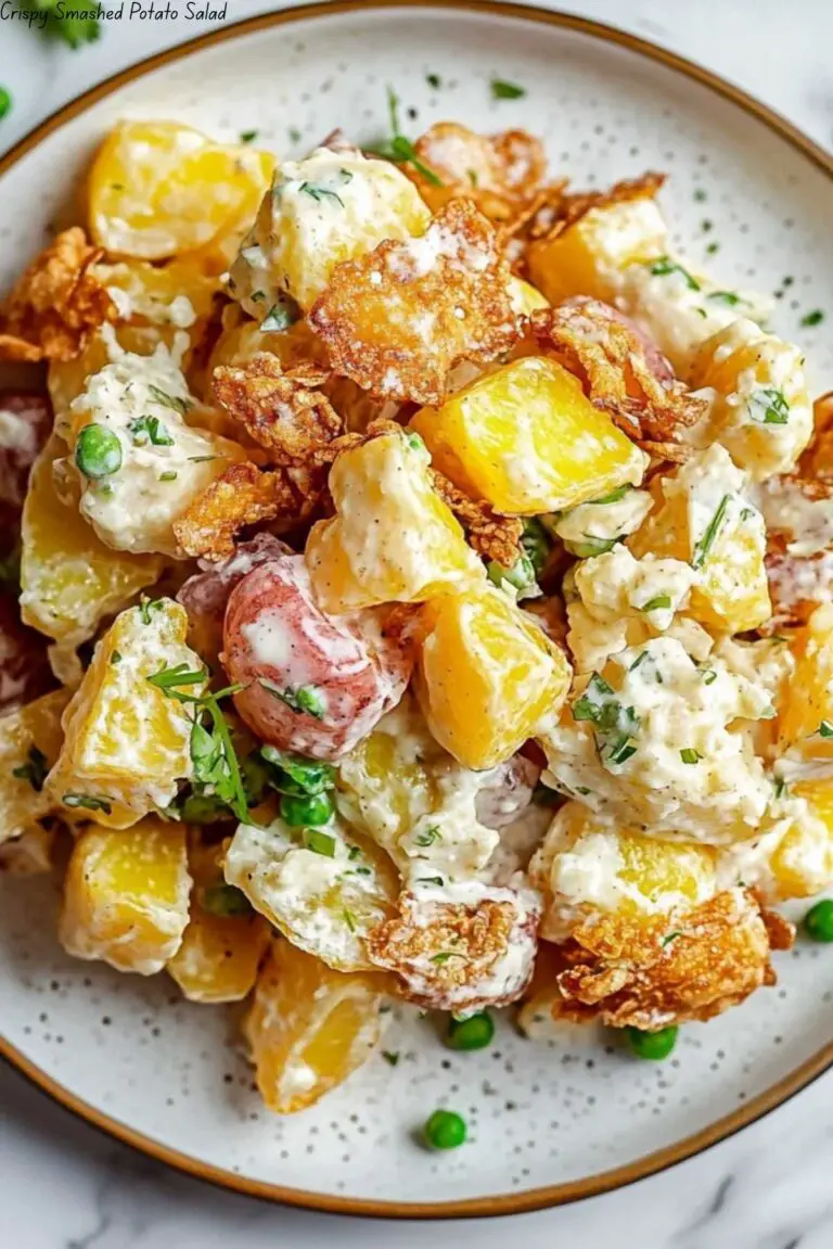 Crispy Smashed Potato Salad