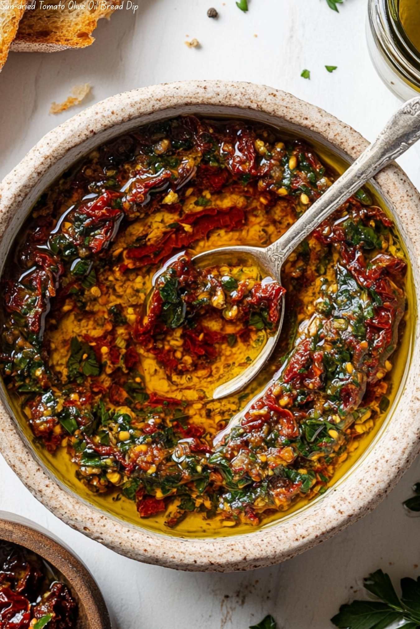Sun-dried Tomato Olive Oil Bread Dip