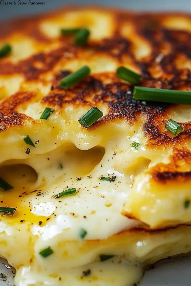 Cheese & Chive Pancakes