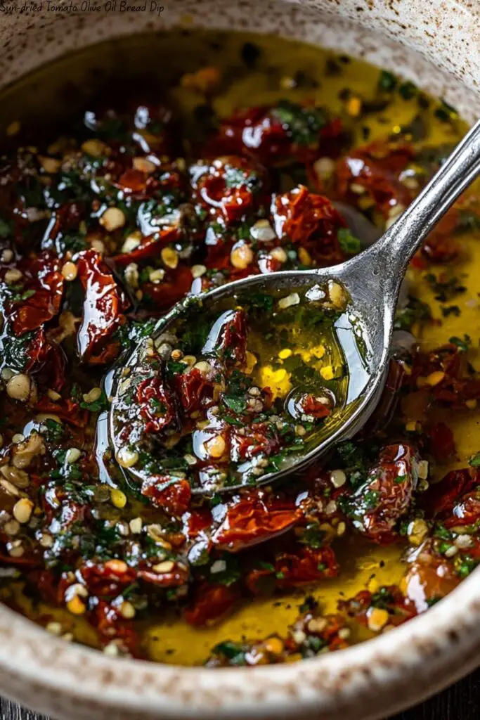 Sun-dried Tomato Olive Oil Bread Dip