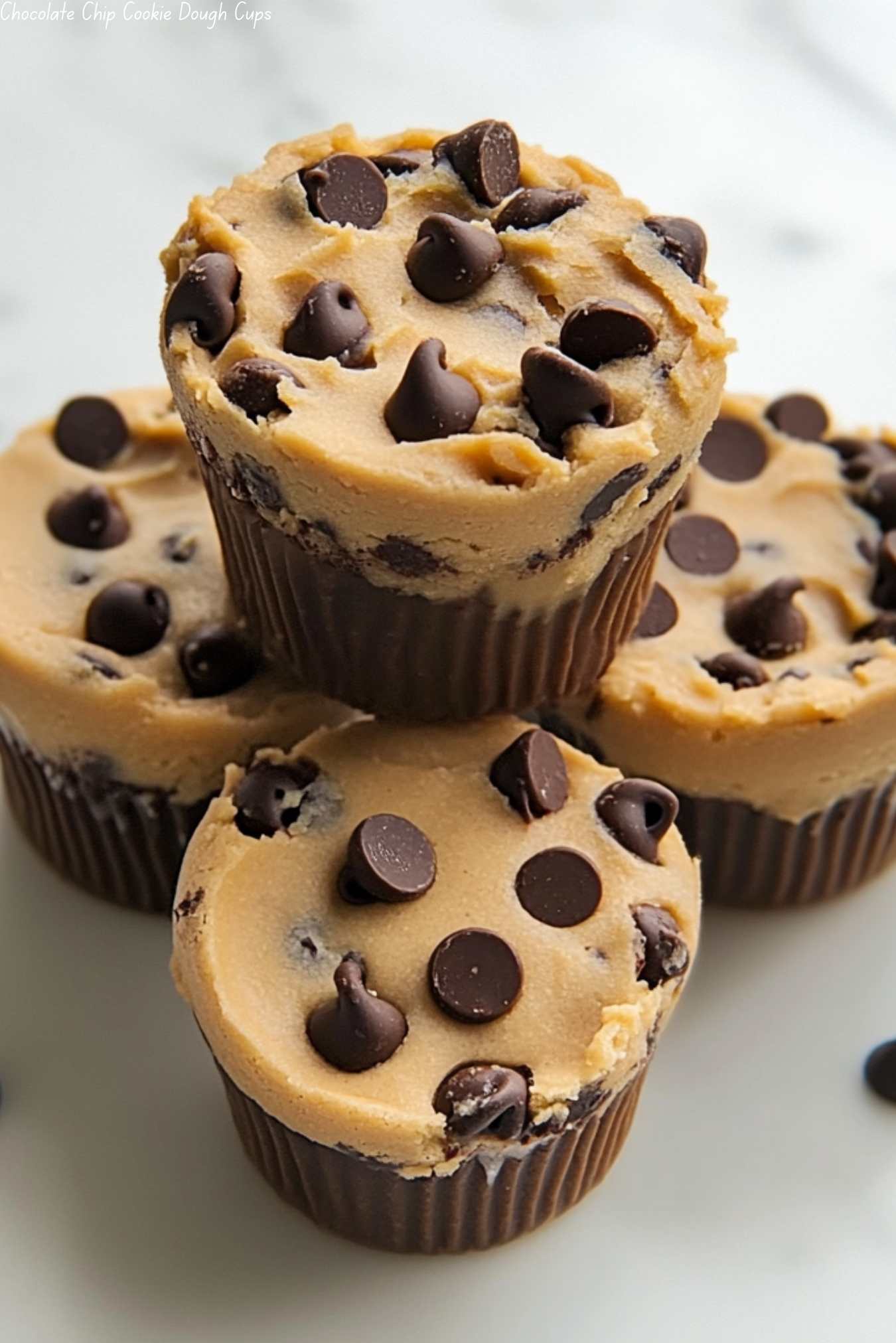 Chocolate Chip Cookie Dough Cups