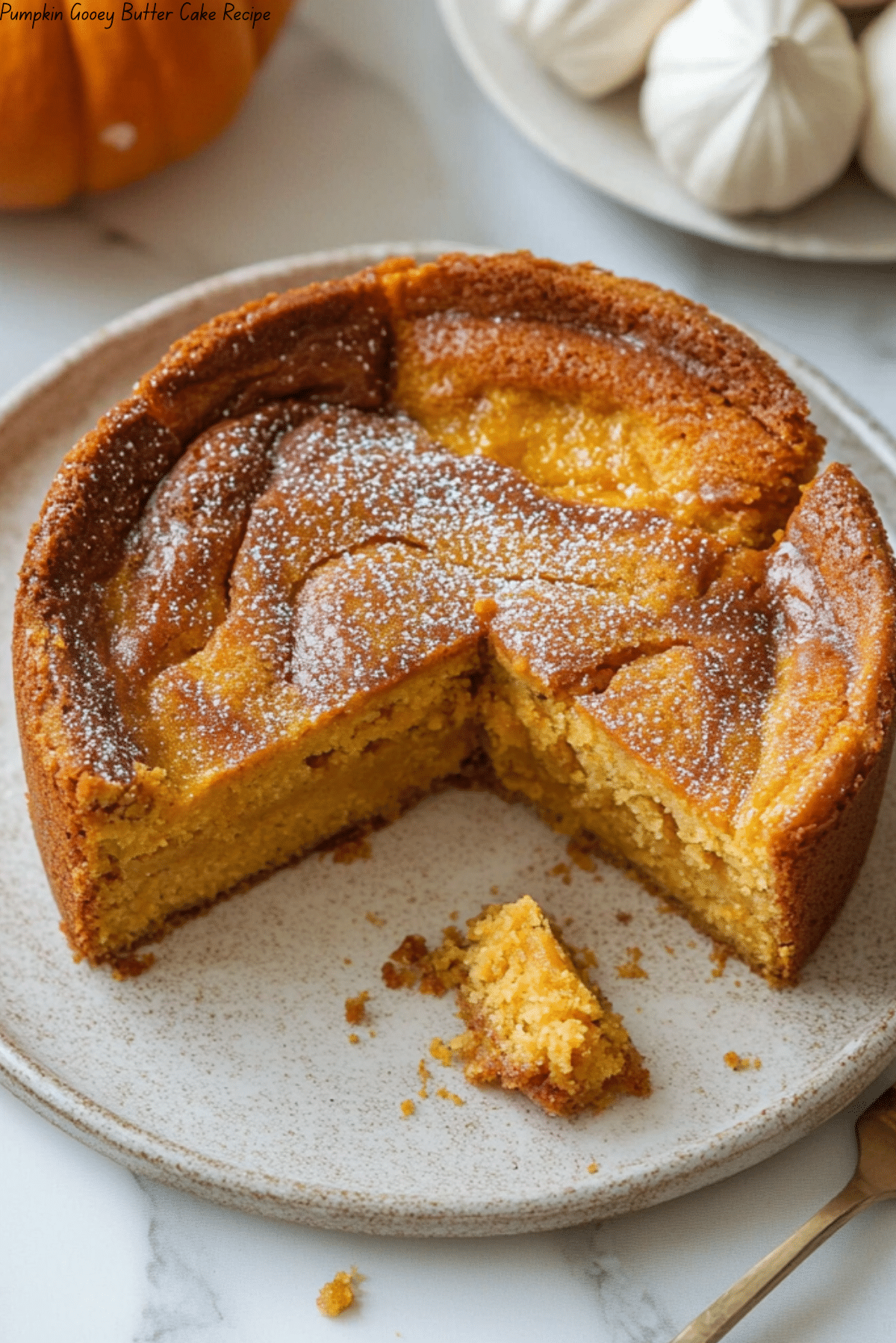 Pumpkin Gooey Butter Cake Recipe