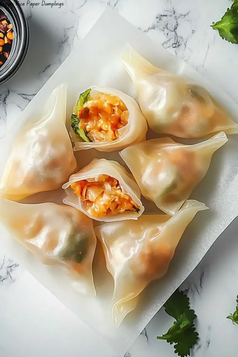 Crispy Rice Paper Dumplings