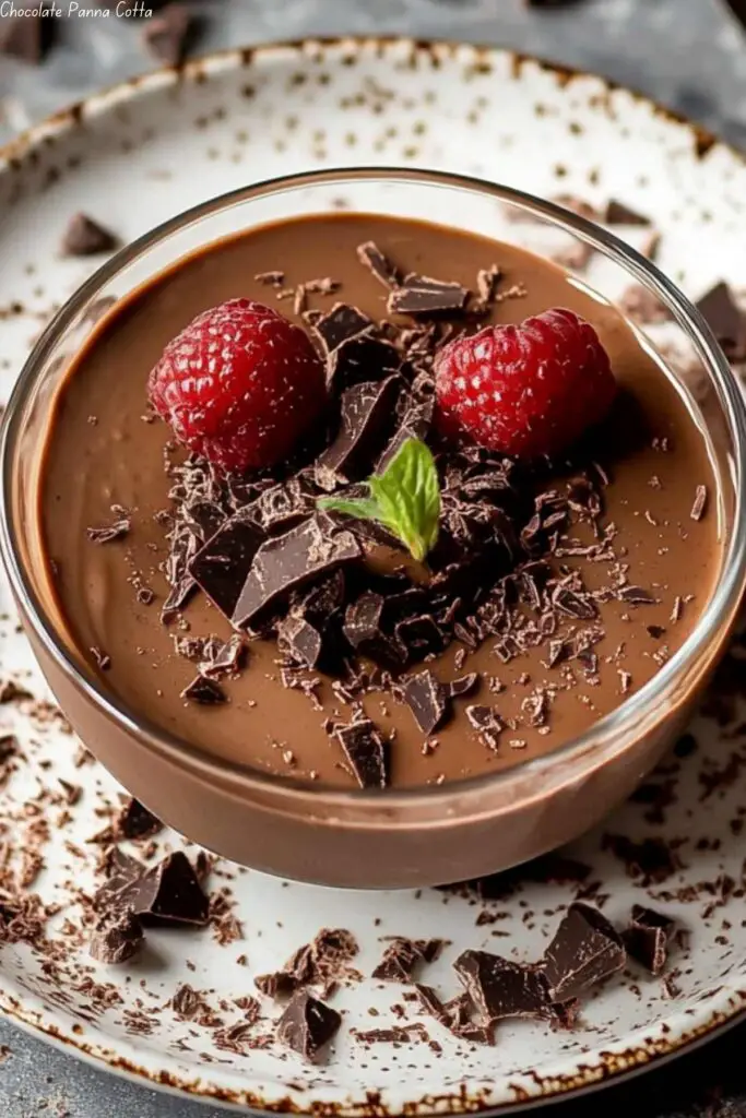 Chocolate Panna Cotta