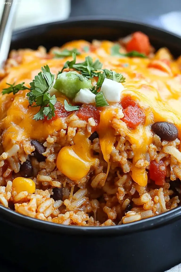 Cheesy Taco Rice Recipe
