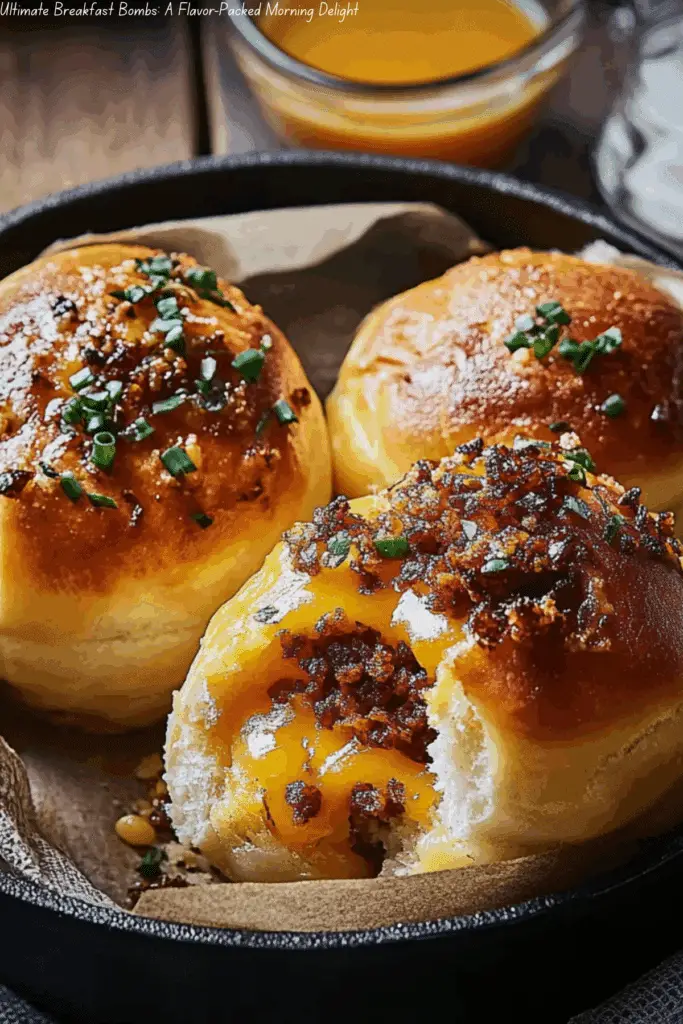 Ultimate Breakfast Bombs: A Flavor-Packed Morning Delight