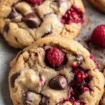 Raspberry Chocolate Chip Cookies