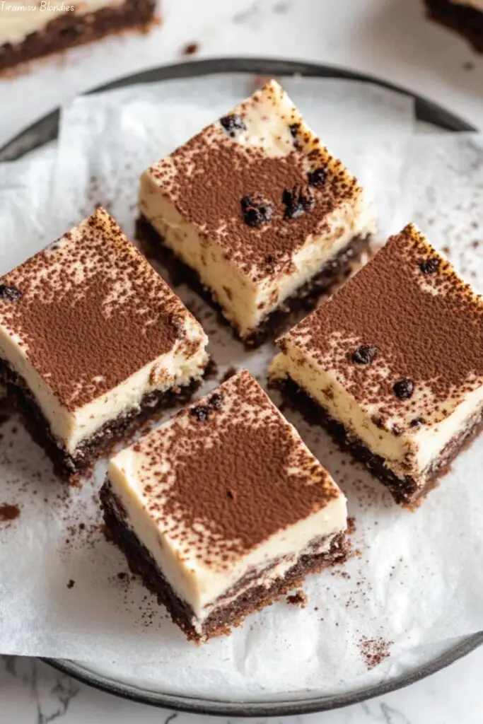 Tiramisu Blondies