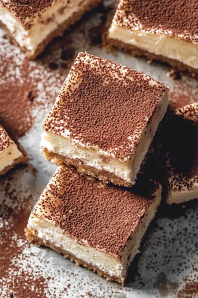 Tiramisu Blondies