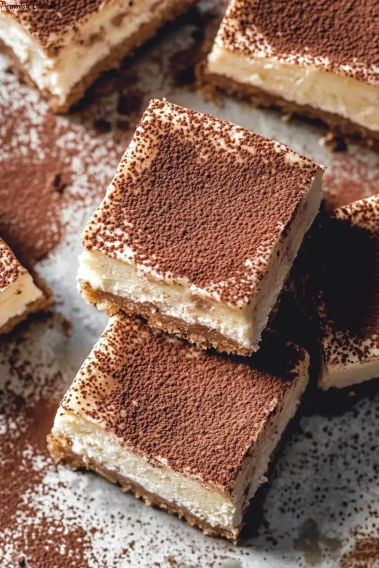 Tiramisu Blondies
