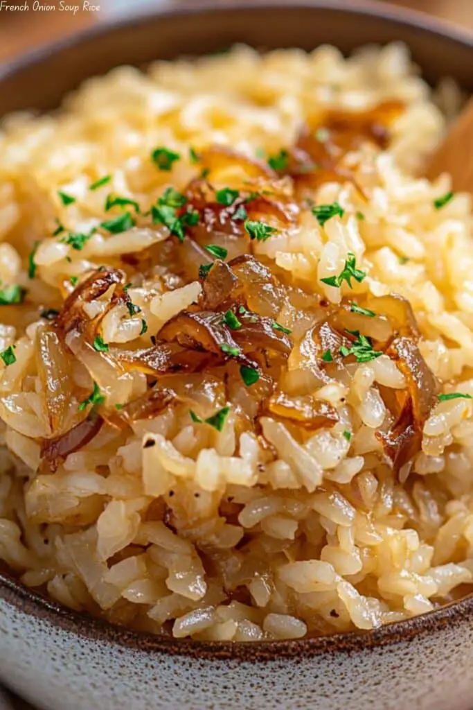 French Onion Soup Rice