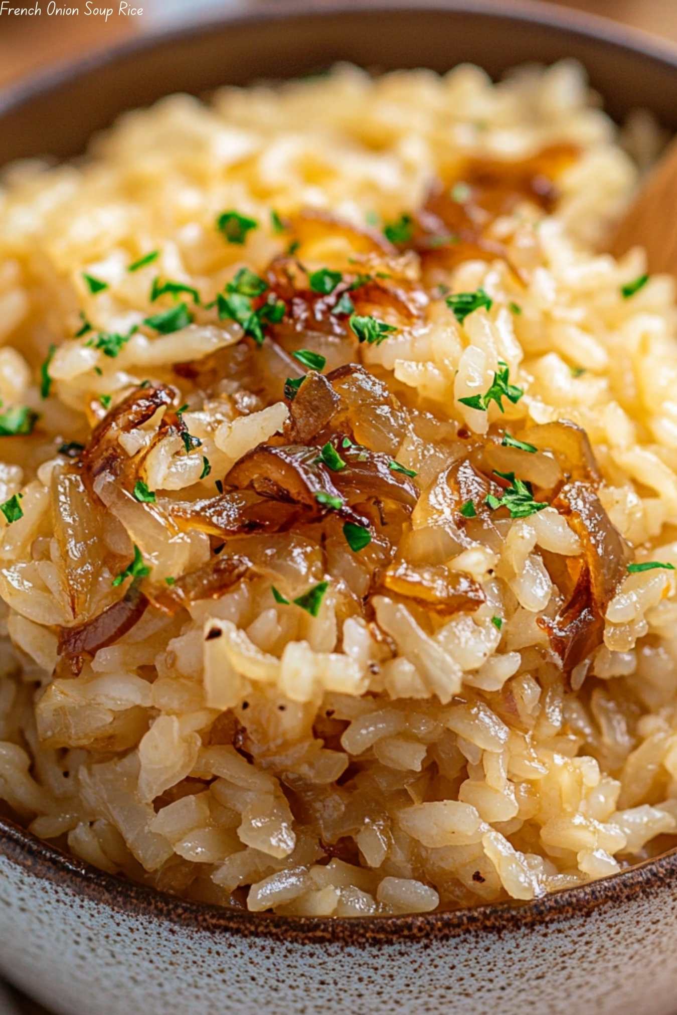 French Onion Soup Rice