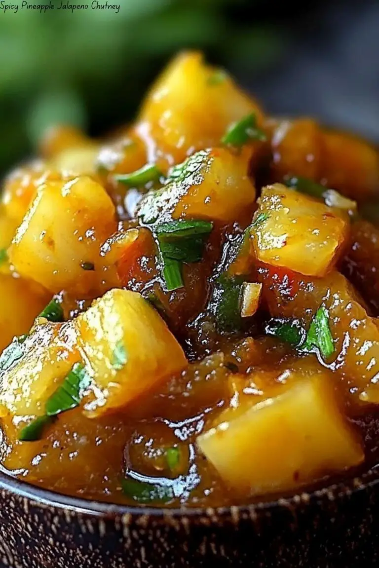 Spicy Pineapple Jalapeño Chutney