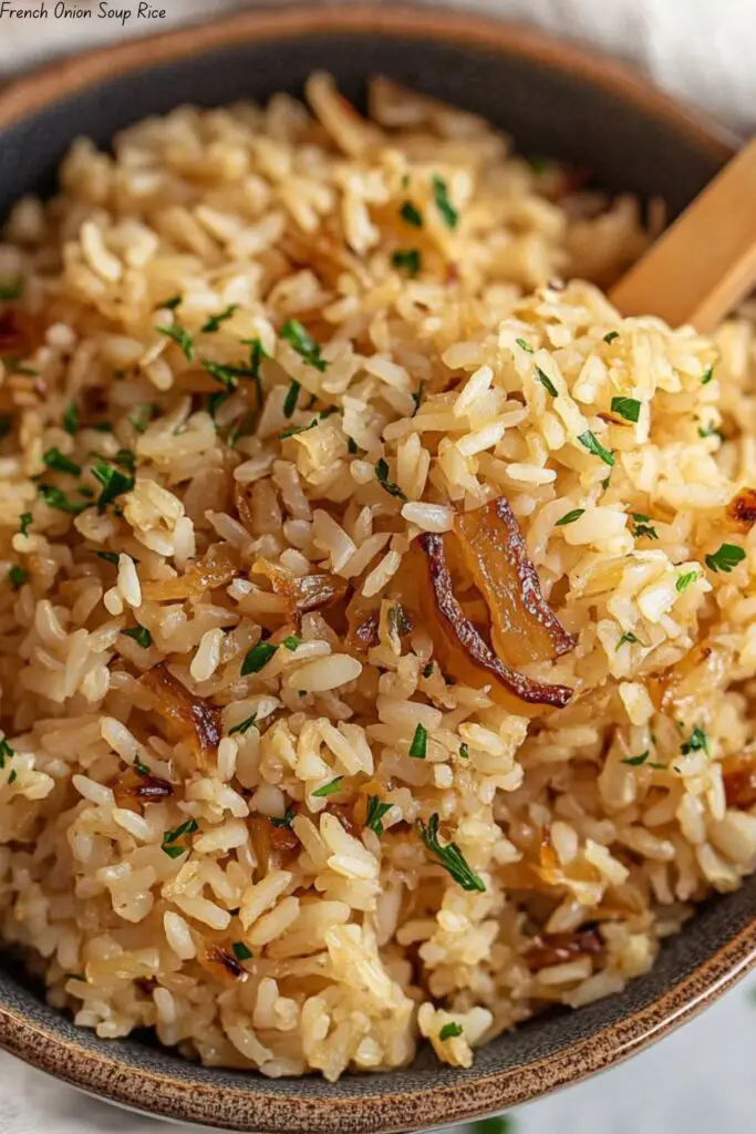 French Onion Soup Rice