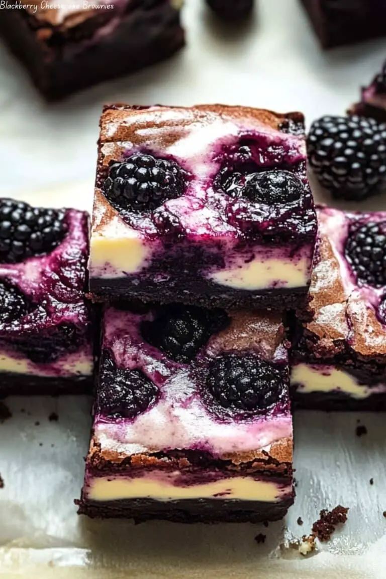 Blackberry Cheesecake Brownies