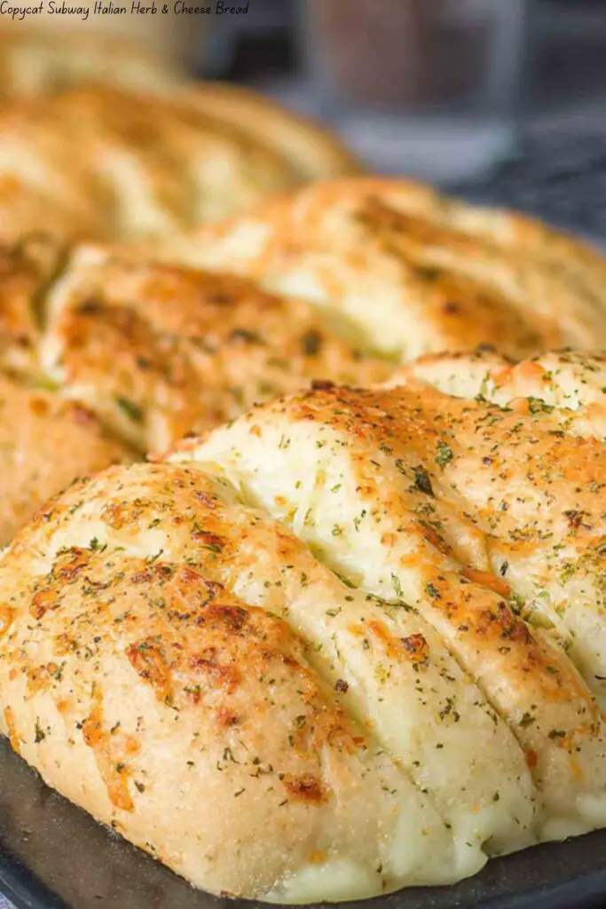 Copycat Subway Italian Herb & Cheese Bread