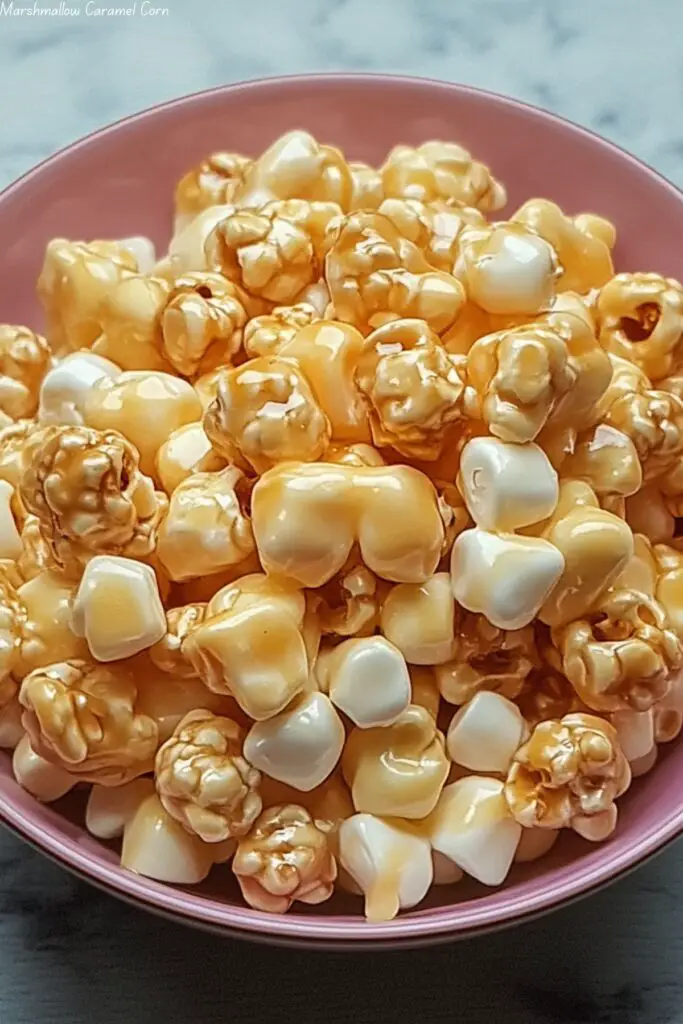 Marshmallow Caramel Corn