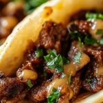 Garlic Butter Honey BBQ Beef Tacos