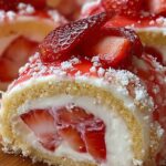 Strawberry Shortcake Cheesecake Rolls