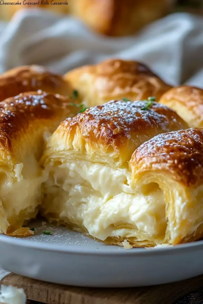 Cheesecake Crescent Rolls Casserole