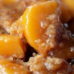 Easy Peasy Slow Cooker Peach Cobbler