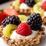 Breakfast Fruit Tarts with Granola Crust