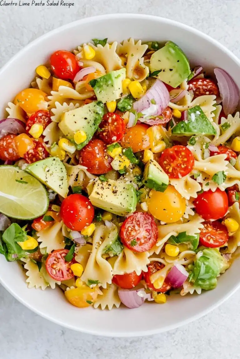 Cilantro Lime Pasta Salad Recipe