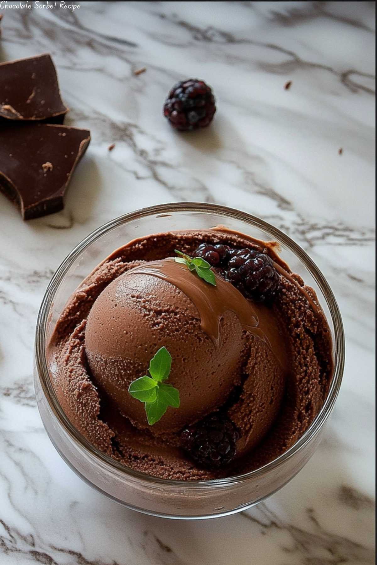 Chocolate Sorbet Recipe