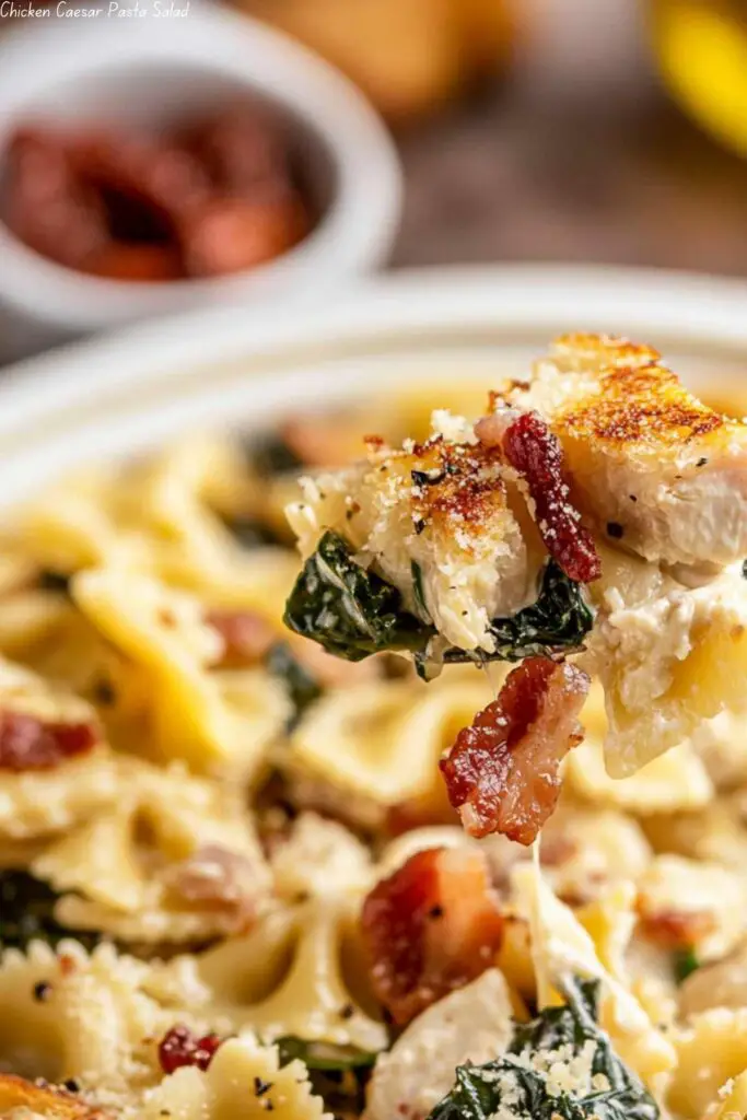 Chicken Caesar Pasta Salad