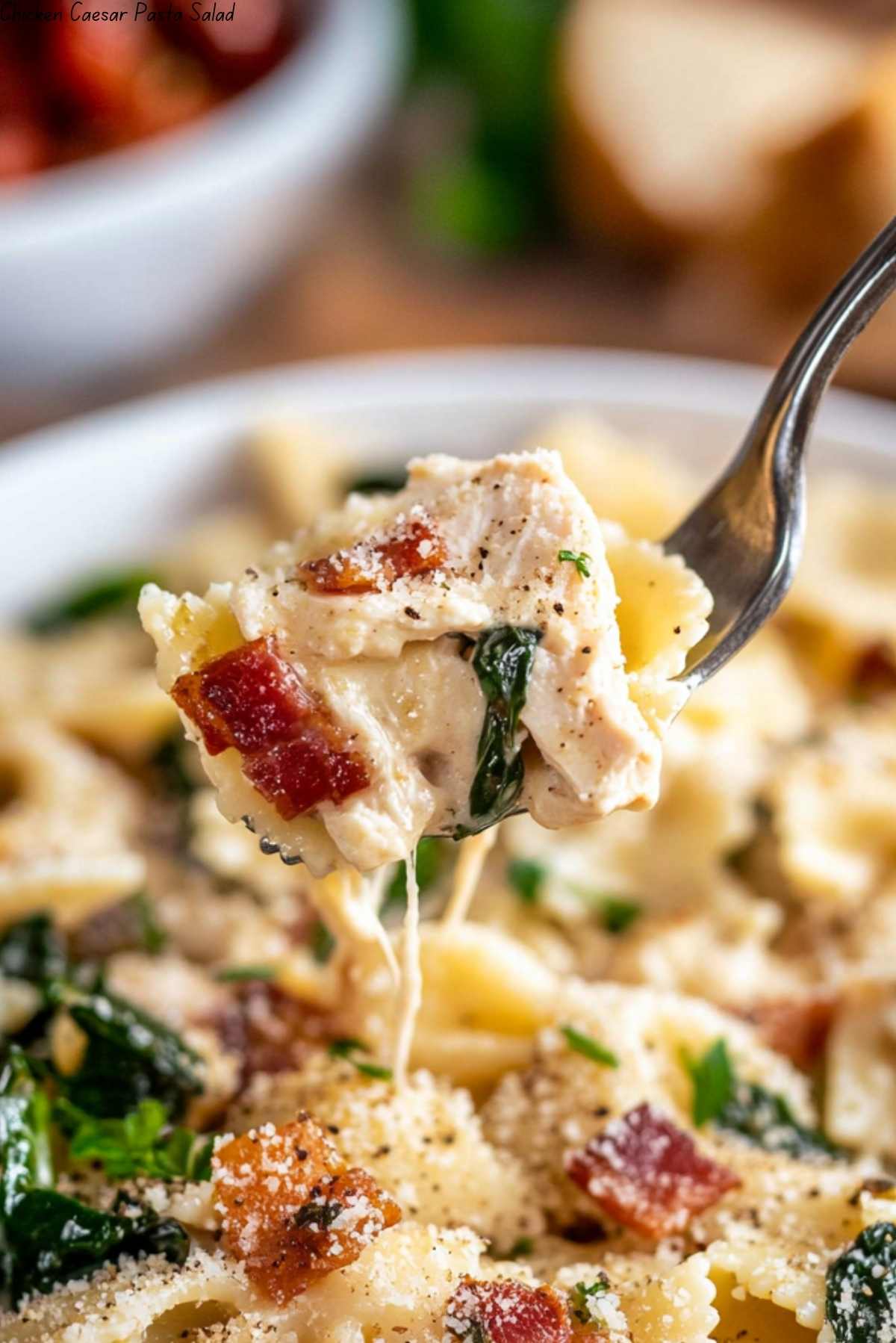 Chicken Caesar Pasta Salad