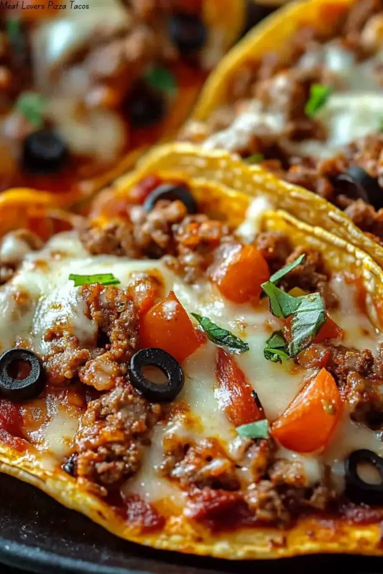 Meat Lovers Pizza Tacos