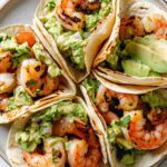 Shrimp Tacos with Avocado Crema