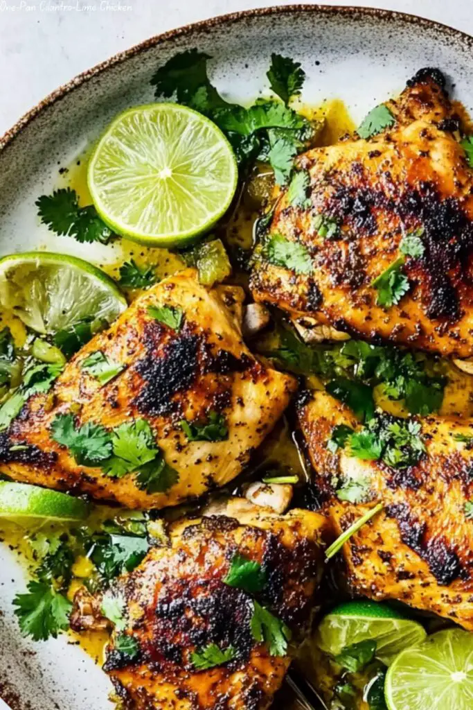 One-Pan Cilantro-Lime Chicken