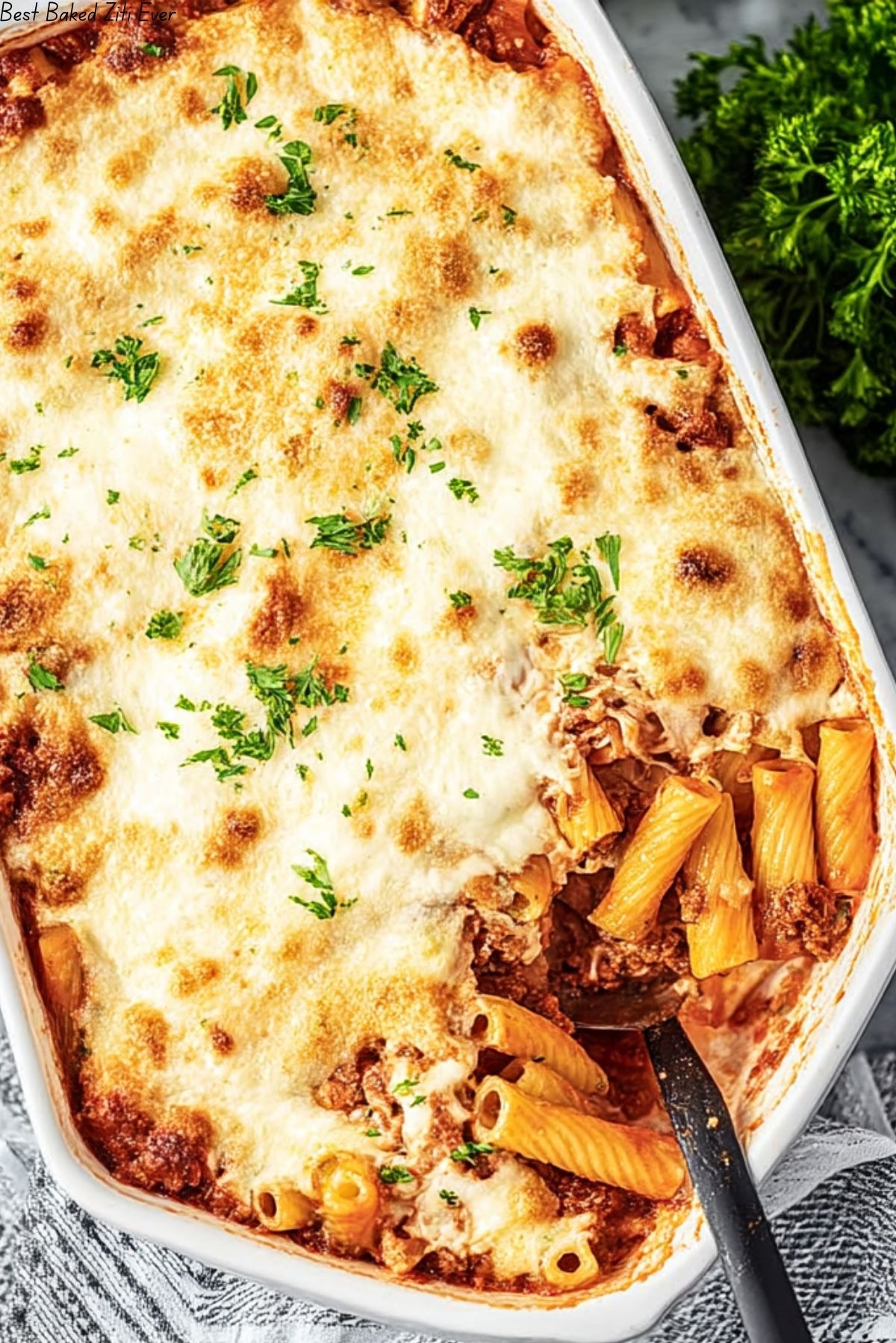 Best Baked Ziti Ever