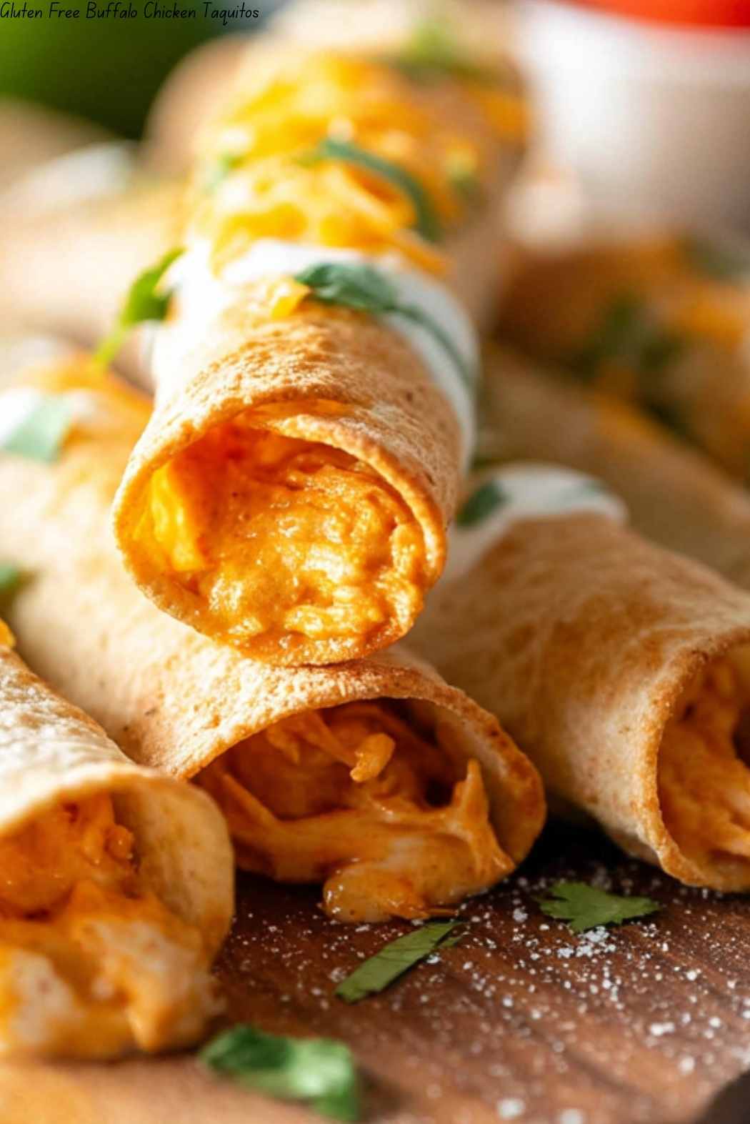 Gluten Free Buffalo Chicken Taquitos