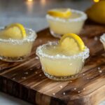 Easy Vodka Lemon Drop Shots (3 ingredients)