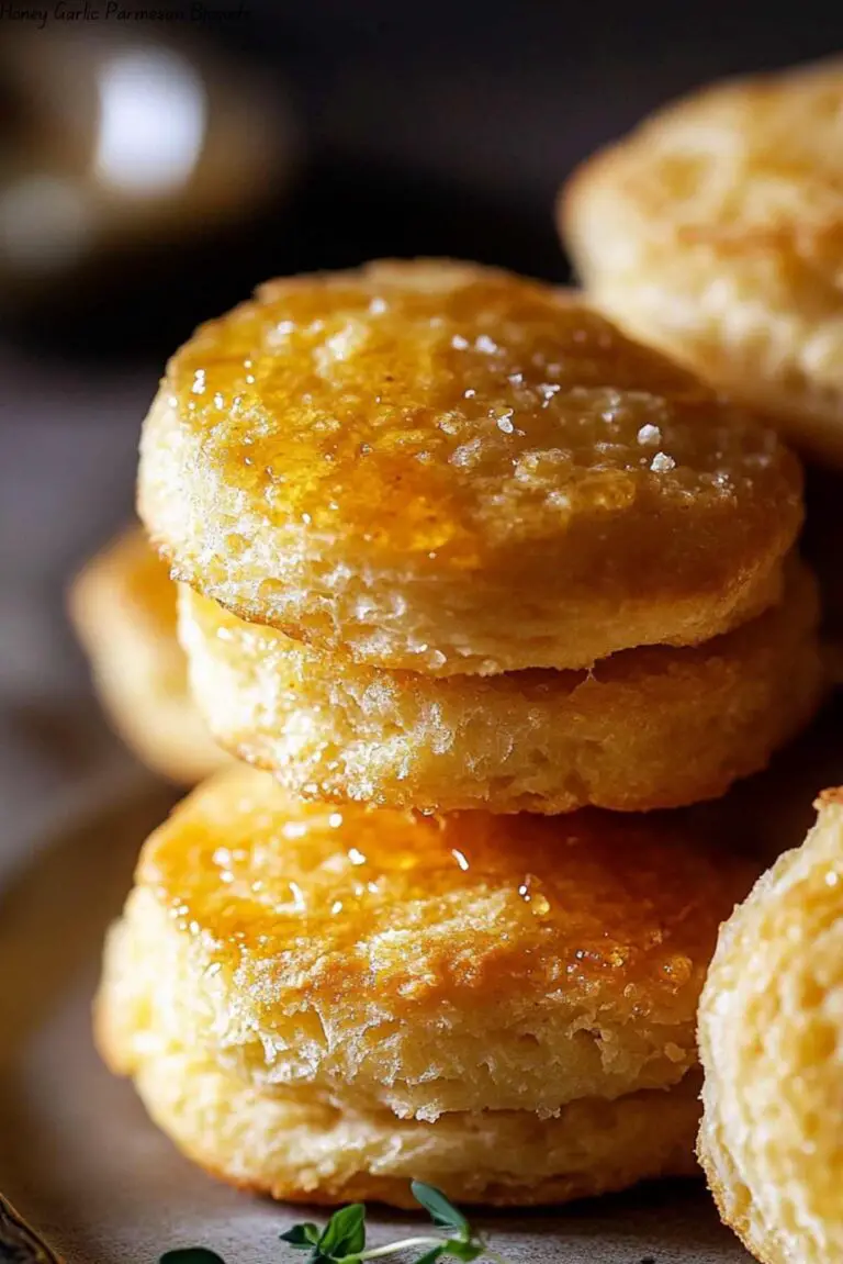 Honey Garlic Parmesan Biscuits