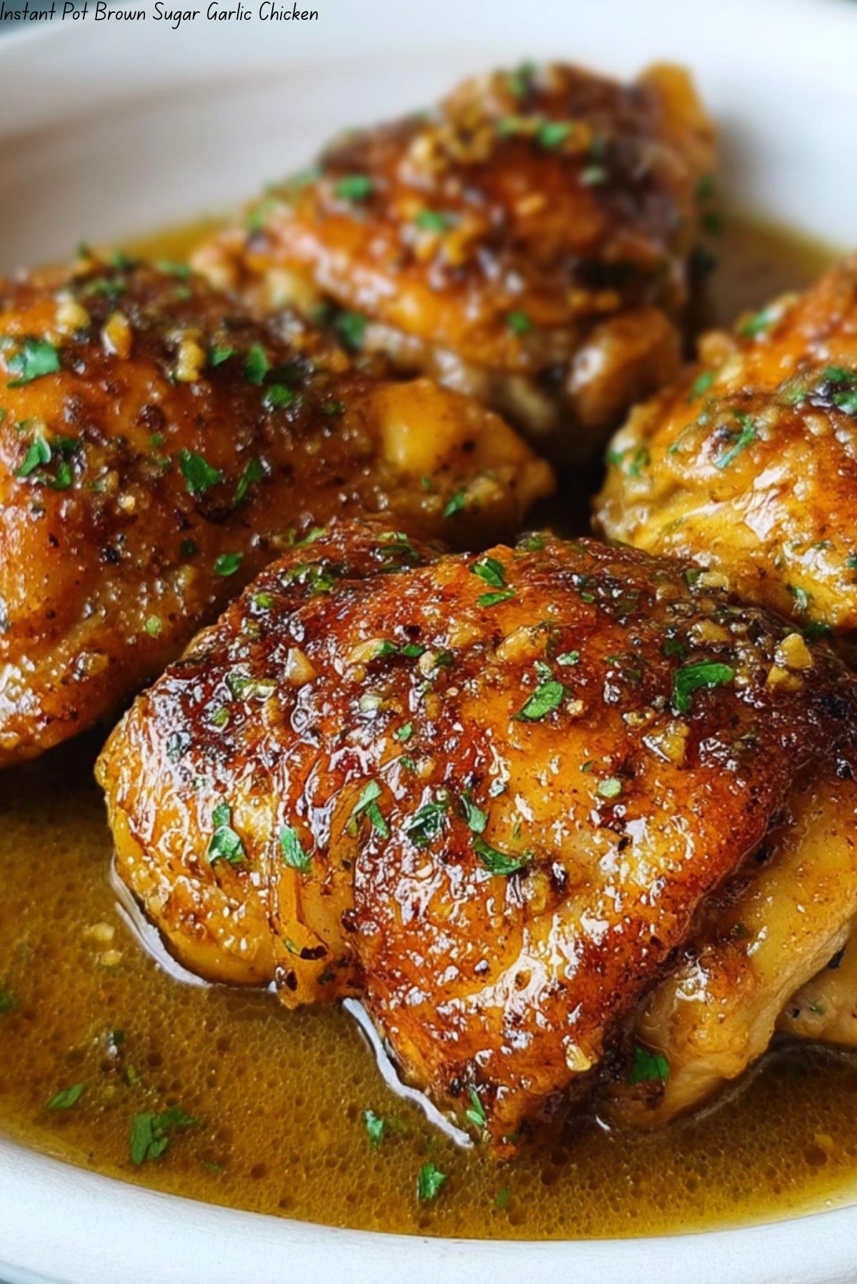 Instant Pot Brown Sugar Garlic Chicken