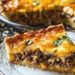 Impossible Cheeseburger Pie