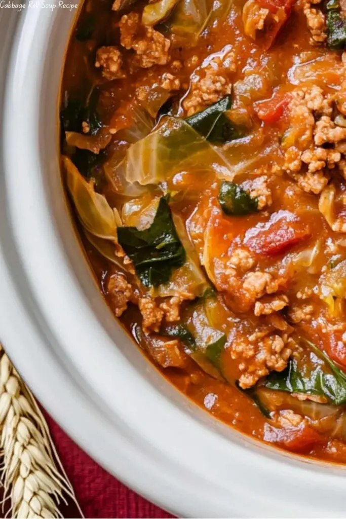 Cabbage Roll Soup Recipe