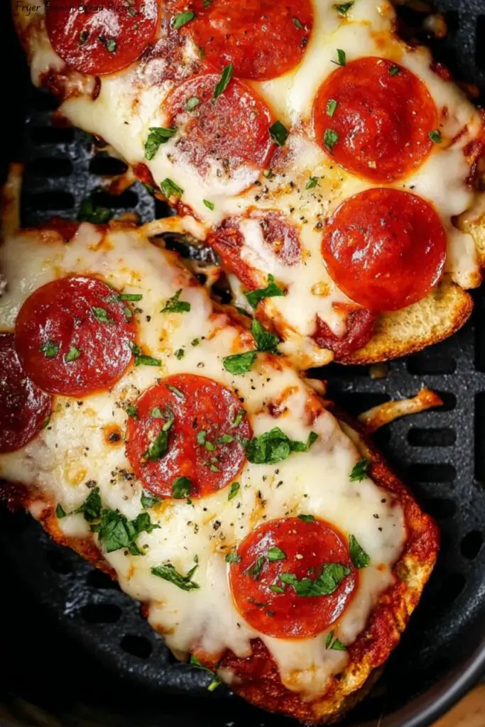 Air Fryer French Bread Pizza