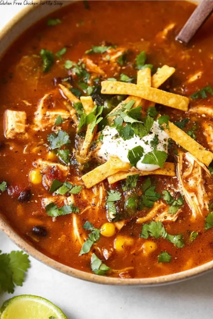 Gluten-Free Chicken Tortilla Soup