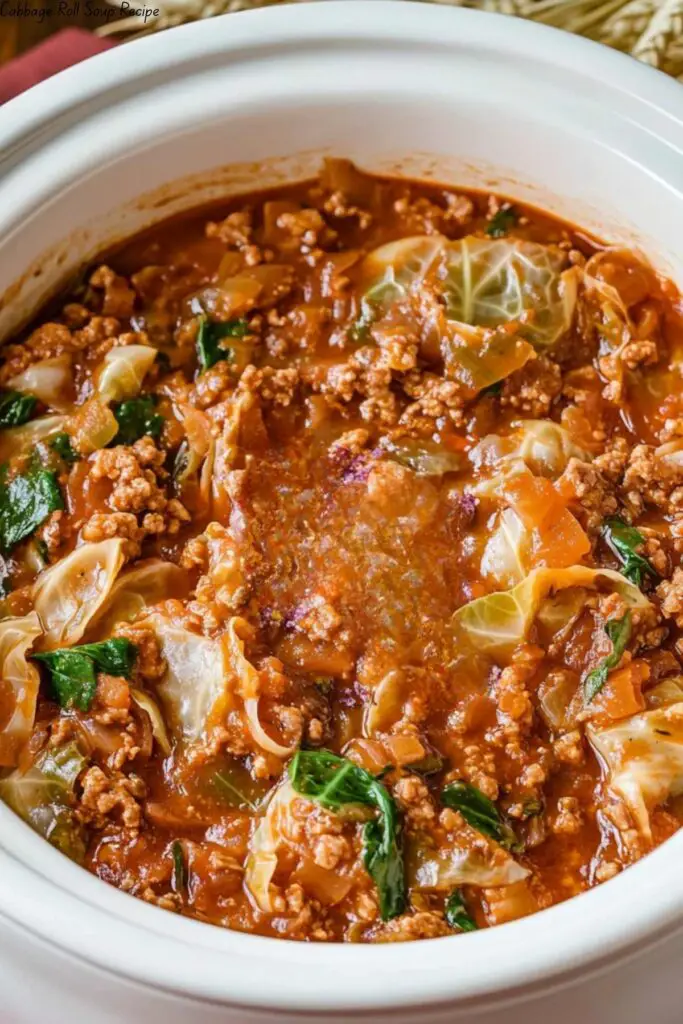 Cabbage Roll Soup Recipe