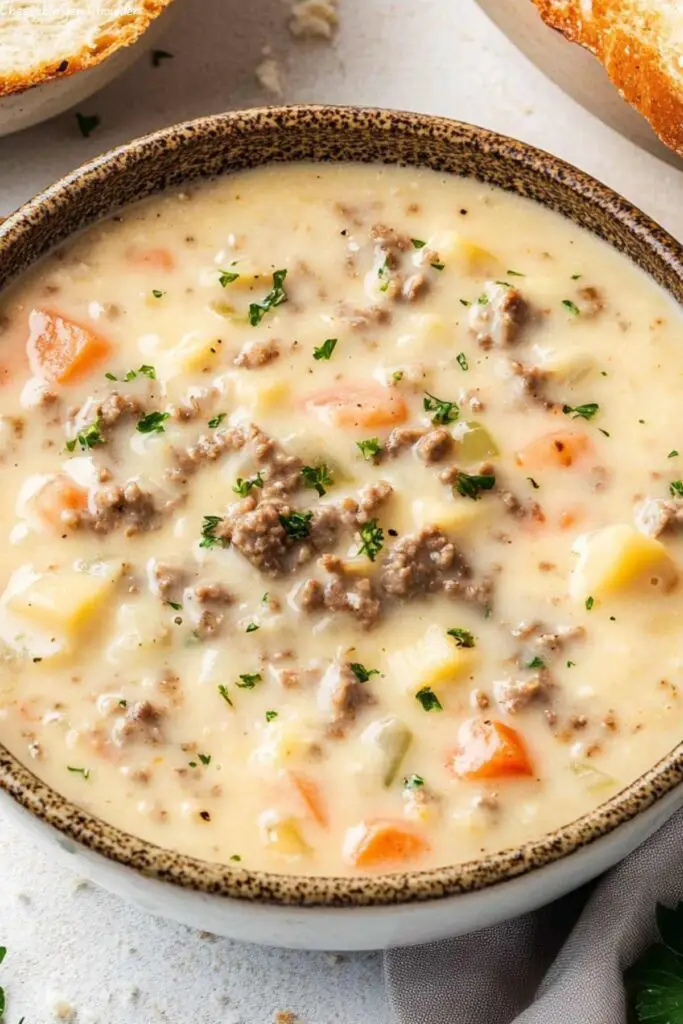Cheeseburger Chowder