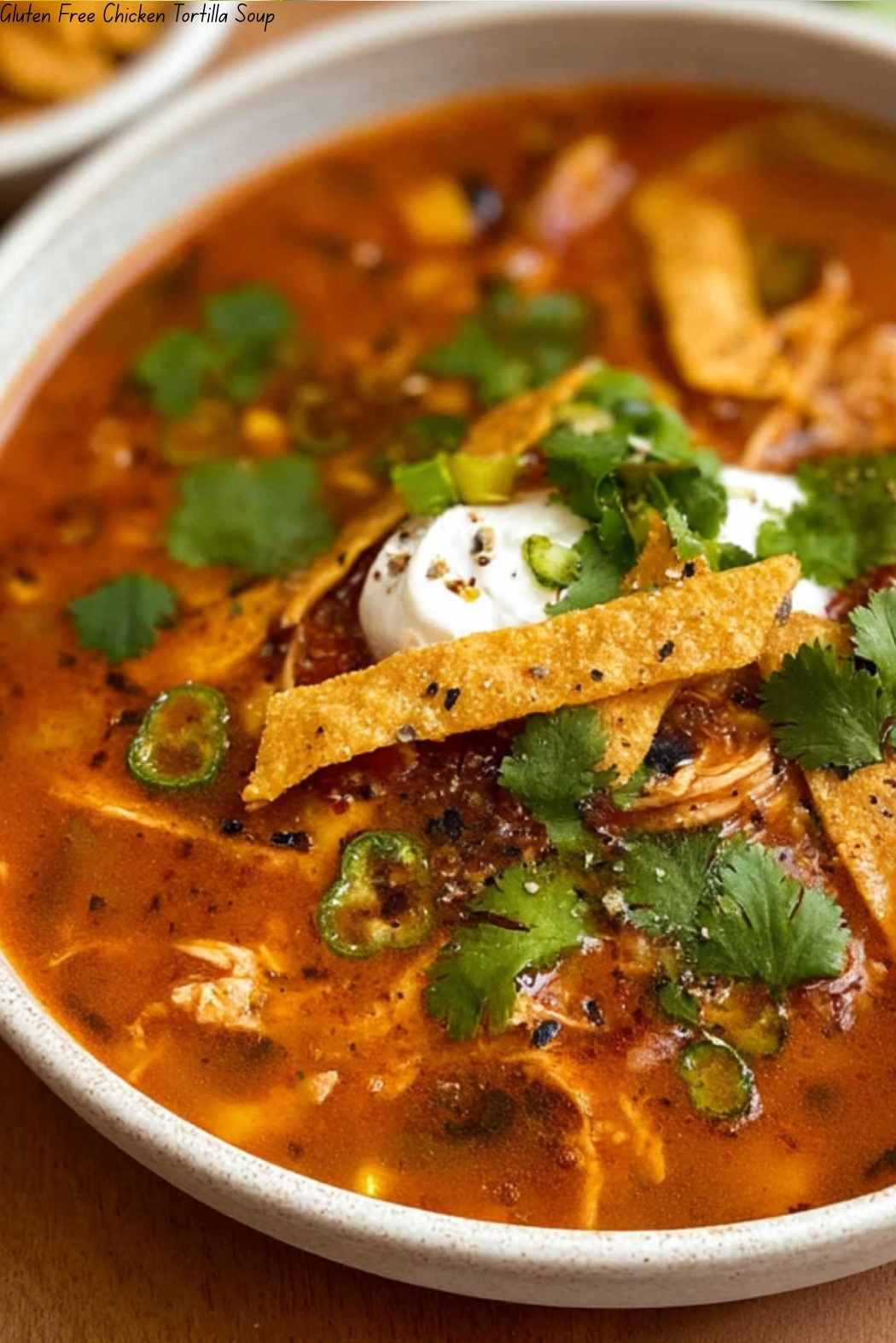 Gluten-Free Chicken Tortilla Soup